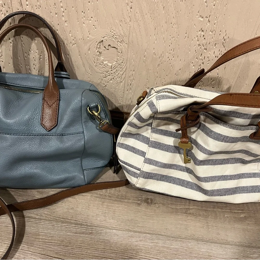Fossil Satchels— set of 2 - Picture 1 of 5